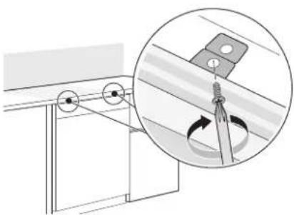 LG LDPH5554D - Securing Dishwasher to Countertop - 1
