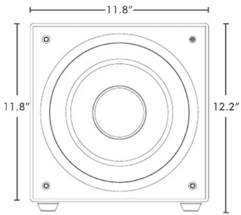 SONANCE MS10SUB - CAUTION: FOR CONTINUED PROTECTION AGAINST FIRE, REPLACE THE FUSE WITH ONLY THE SAME TYPE AND RATING. - 1