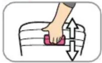 Burigotto Avante - Adjust the height of headrest - 3