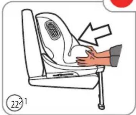Burigotto Boavista Spin - Método de instalación de la fijación ISOFIX - 4