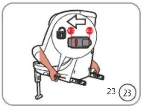Burigotto Boavista Spin - Remove ISOFIX attachment and hide the Support leg - 1
