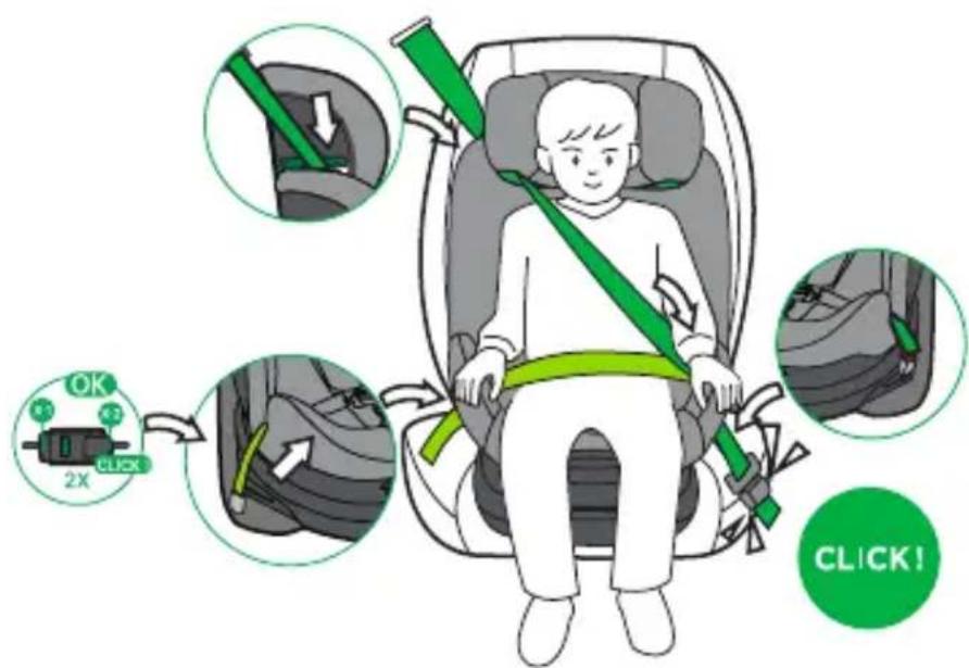 Burigotto Boavista Spin - Einbau in Fahrtrichtung mit ISOFIX-Befestigung und Standbein (geeignet für Kinder mit einer Höhe von 76-105 cm) - 4
