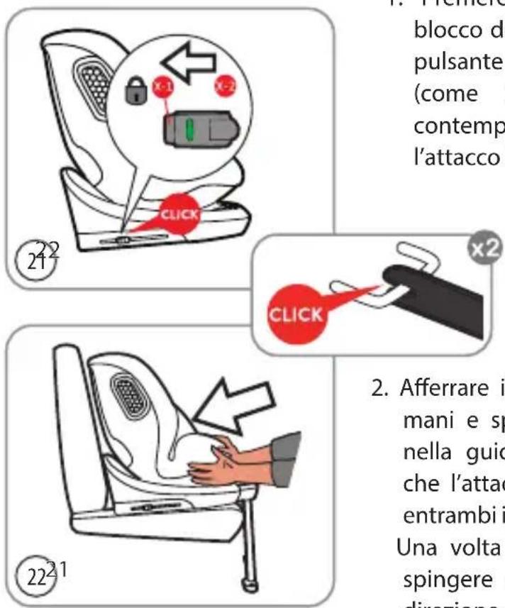 Burigotto Boavista Spin - Metodo di installmente con attacco ISOFIX - 3