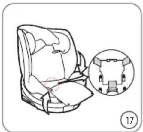 Burigotto Boavista Spin - The method to remove the 5-point seat belt system - 3