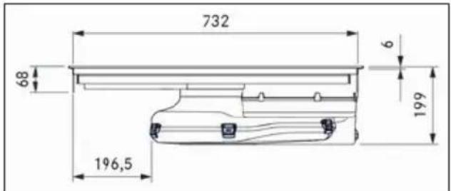 BORA M Pure - Dimensions PURMU - 2