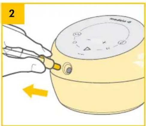 MEDELA Sonata - Para limpiar correctamente el tubo - 2