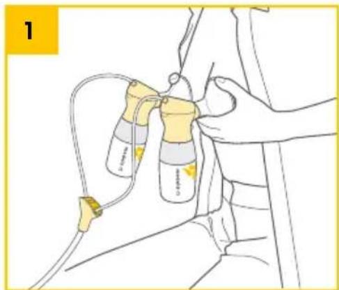 MEDELA Sonata - 11C. Double Pumping - 1