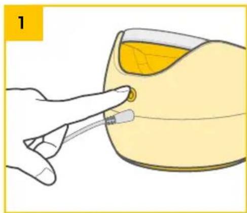 MEDELA Sonata - Para limpiar correctamente el tubo - 1
