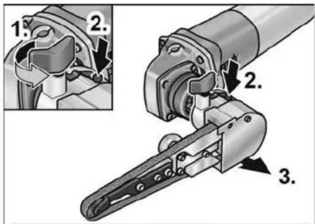 Flex BRE 8-4 9 - Removal of attachments - 2