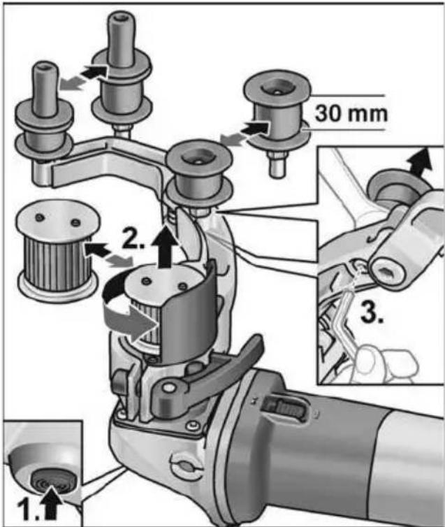 Flex BRE 8-4 9 - Change the rollers - 1