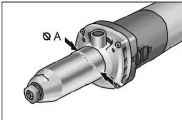 Flex DGE 8-32 - Demontarea capacului din plastic - 2