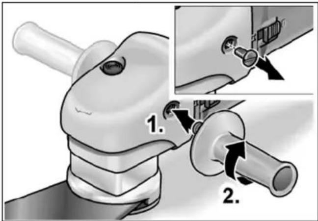Flex SFE 8-2 115 - Montar la manija - 1