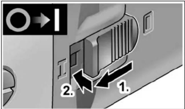 Flex SFE 8-2 115 - Continuous operation with engaged switch rocker - 1