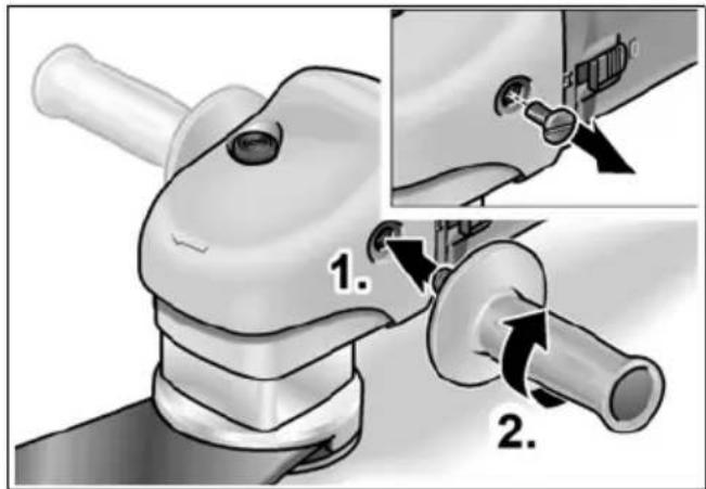 Flex SFE 8-2 115 - Attach the handle - 1
