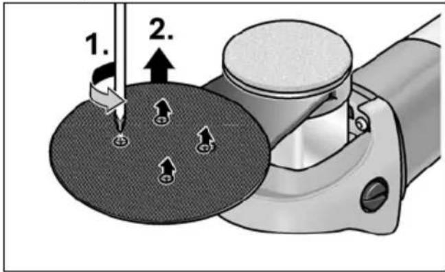Flex SFE 8-2 115 - Changing the toothed belt - 1