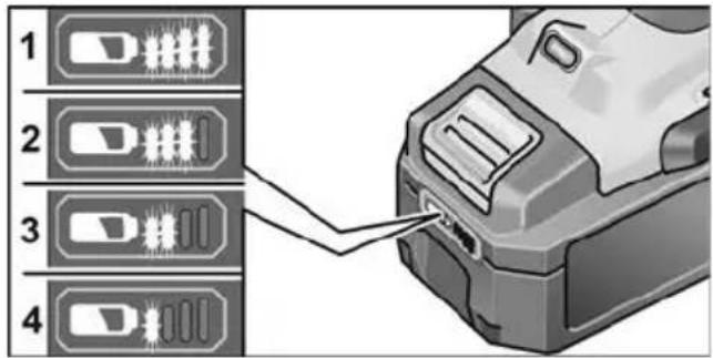 Flex DD 4G 18.0-EC - Battery state of charge - 1