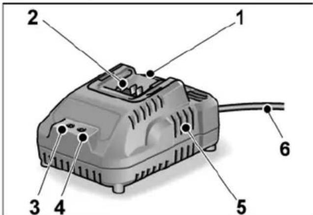 Flex DD 2G 10.8-EC - Polnilnik - 1