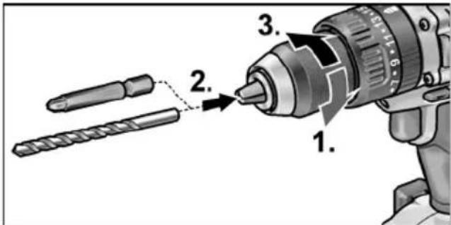 Flex PD 2G 10.8-EC - Εισαγωγή εργαλείων - 1