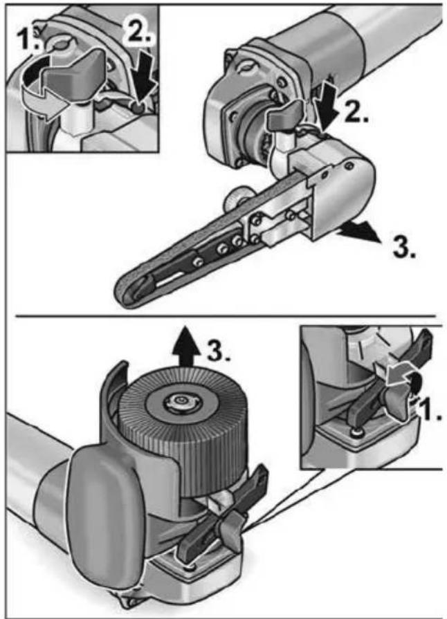 Flex BRE 8-4 INOX Set - Démontage des adaptateurs - 2