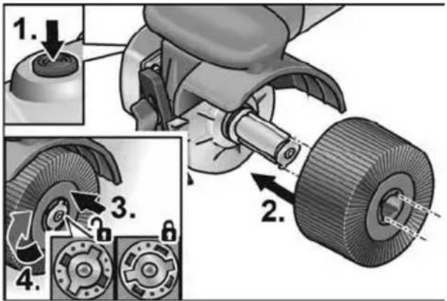 Flex BRE 8-4 INOX Set - Werkzeug befestigen - 1
