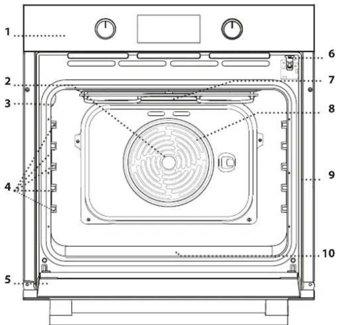 WHIRLPOOL OMSK58RU1SB - BESKRIVNING AV PRODUKTEN - 1