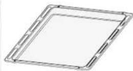 WHIRLPOOL OMSK58RU1SB - GRELHA METÁLICA TABULEIRO COLETOR \* TABULEIRO PARA ASSAR \* - 3