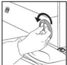 WHIRLPOOL BI WMWG 91485 EU - Cleaning the water filter / draining residual water - 3