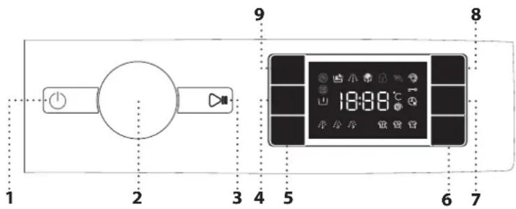 WHIRLPOOL BI WMWG 91485 EU - KEZELÓPANEL - 1