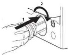 WHIRLPOOL BI WMWG 91485 EU - CLEANING THE WATER FILTER / DRAINING RESIDUAL WATER - 6