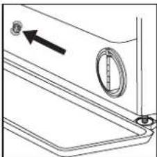 WHIRLPOOL BI WMWG 91485 EU - Curățarea filtrului de apă/scurgerea apei reziduale - 1