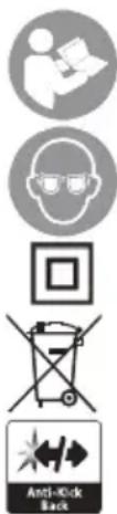 Flex L 13-10 125-EC - Σύμβολα στο μηχάνημα - 1