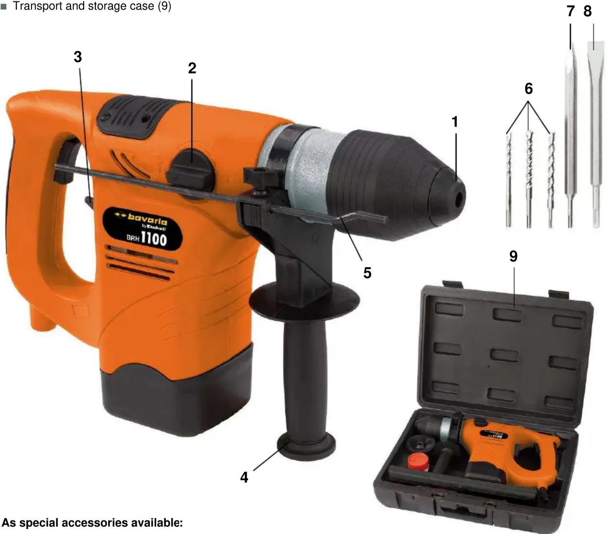 Bavaria by Einhell BRH 1100 - Technical Data - 1
