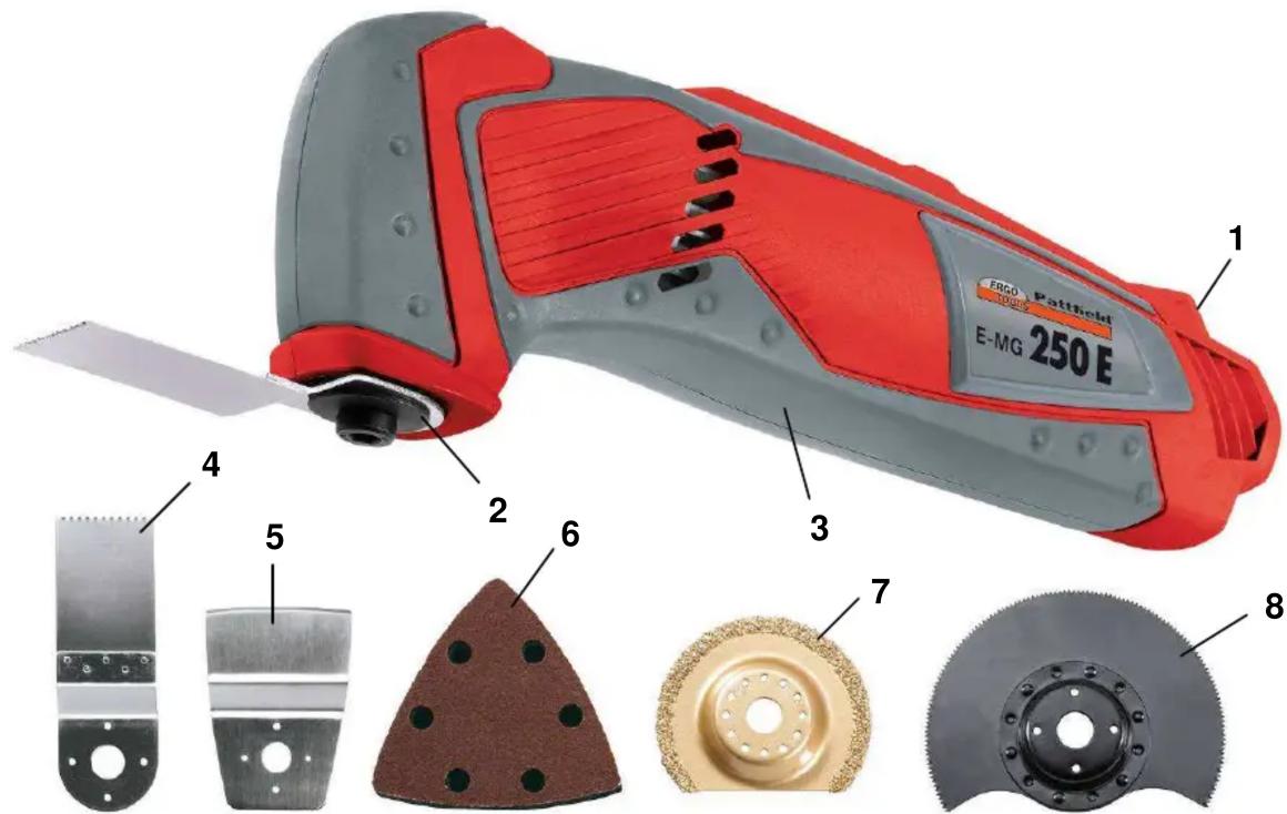 Ergotools Pattfield E-MG 250 E - Technical Data - 1