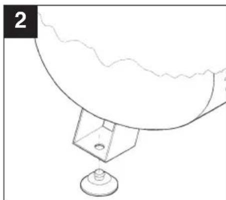 Herkules Airtech 2200 - Kumipuskurin asennus (2): - 1