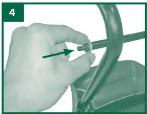 Gardenline GLGH 2440 - Montez l'essieu et les roues (figure 3-9) - 1