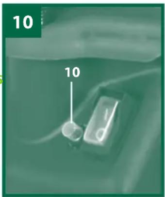 Gardenline GLGH 2440 - Dispositif de sécurité anti-surcharge (figure 10/pos.10 / protection du moteur) - 1