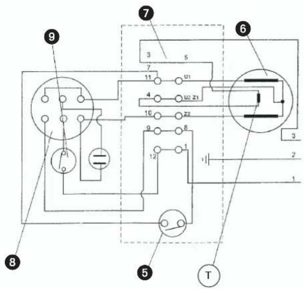 EINHELL SHZ 300-2 - Stikalni električni načrt - 1