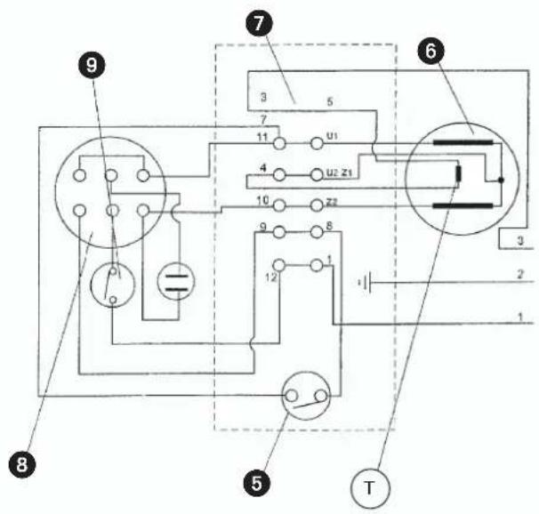 EINHELL SHZ 500-2 - Stikalni električni načrt - 1