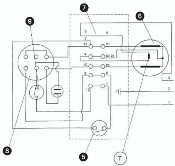 EINHELL SHZ 500-2 - Esquema de ligações - 1