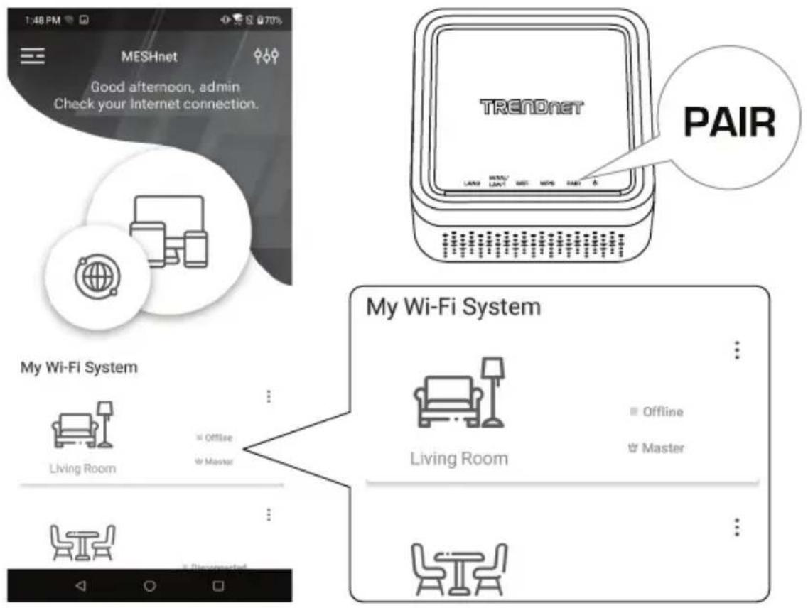 TRENDNET TEW-832MDR - Option 2 - Paramétrage via le WPS - 3