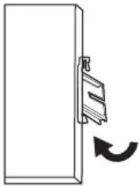 TRENDNET TI-W100 - Instructions de fixation sur rail DIN - 3