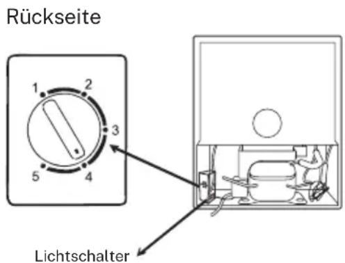 Create RETRO FRIDGE 48L - EINSTELLUNGEN AM THERMOSTAT - 1
