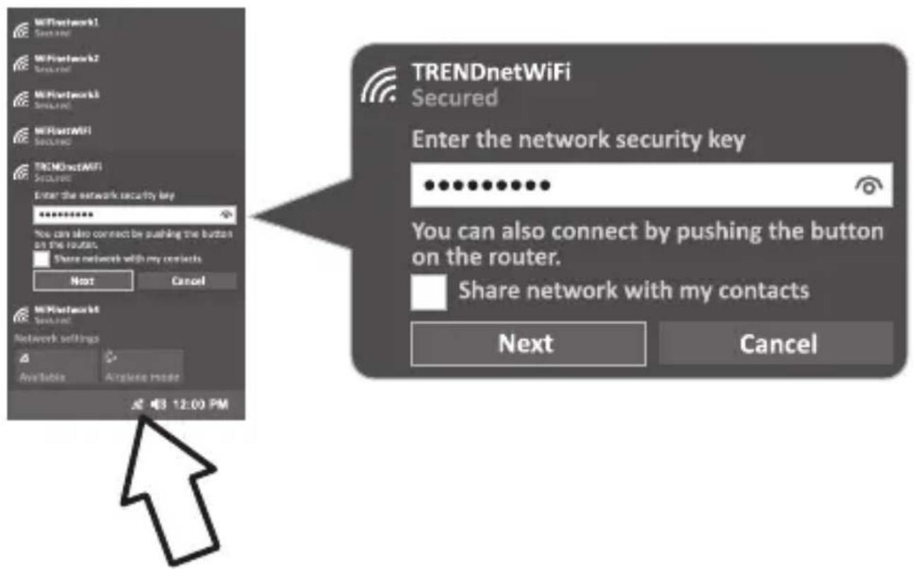 TRENDNET TEW-805UBH - Installation pour Windows® OS - 5