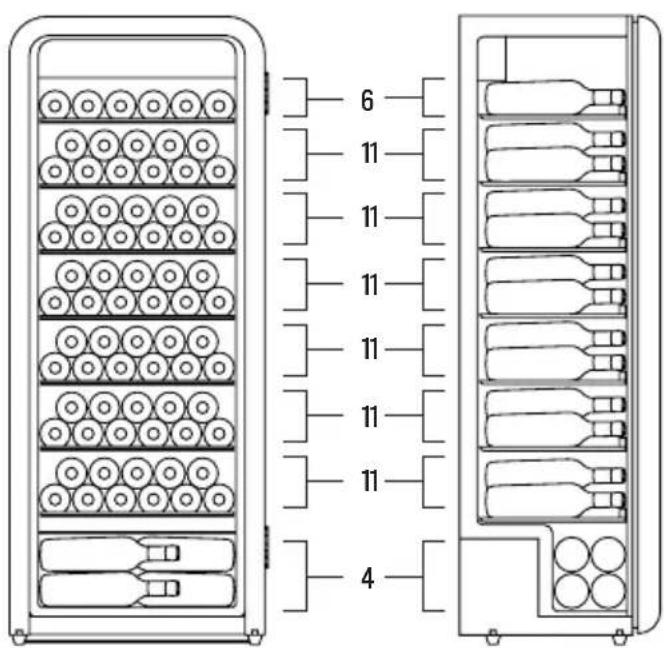 Create WINECOOLER RETRO XXL - STORAGE SCHEME - 1
