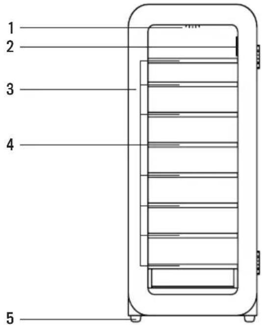 Create WINECOOLER RETRO XXL - LISTE DER EINZELTEILE - 1