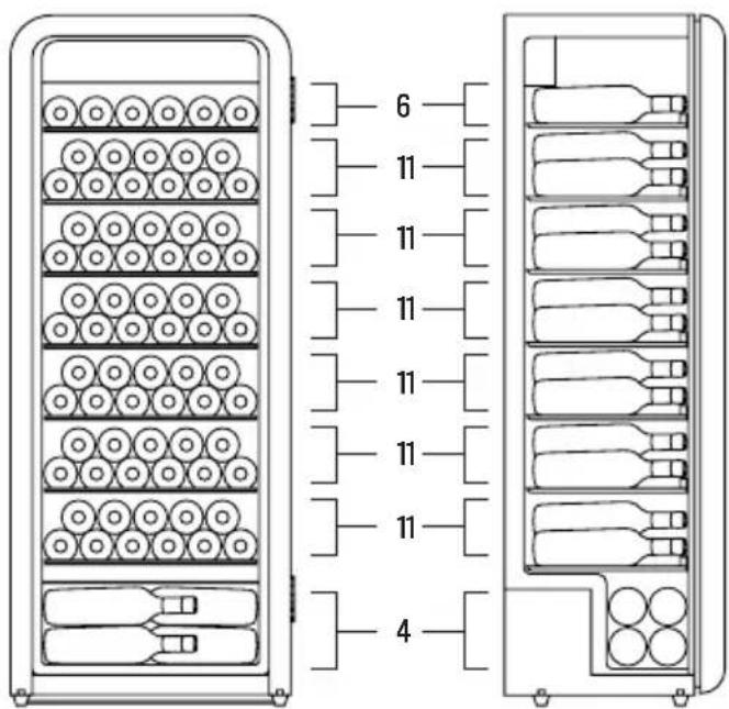 Create WINECOOLER RETRO XXL - OPSLAGREGELING - 1