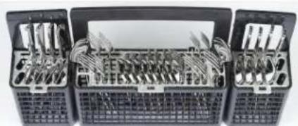 GE PDP755SBVTS - Chorros de Agua para la Limpieza Profunda de Utensilios de Plata (en algunos modelos) - 4