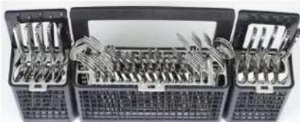 GE PDP755SBVTS - Chorros de Agua para la Limpieza Profunda de Utensilios de Plata (en algunos modelos) - 5