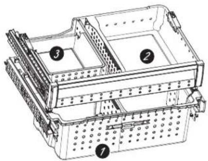 GE PGD29BYTFS - Canasta y Cajón del Freezer - 1