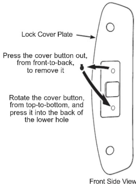 GE PFW870SPVRS - REMOVE LOCK ASSEMBLY AND INSTALL ON OPPOSITE SIDE OF WASHER (CONTINUED) - 1